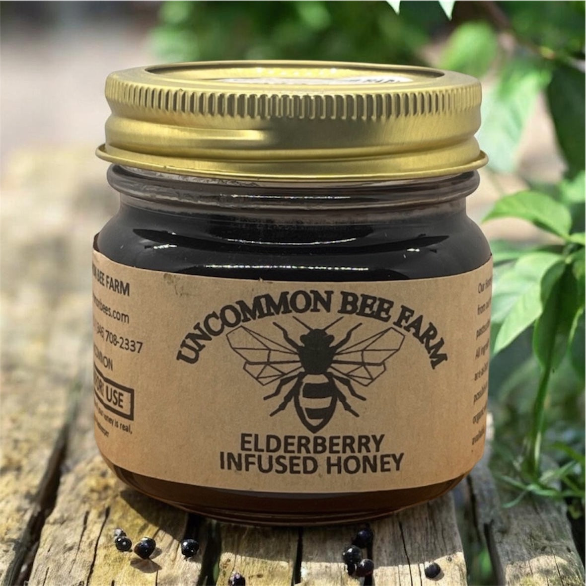 Elderberry Infused Honey