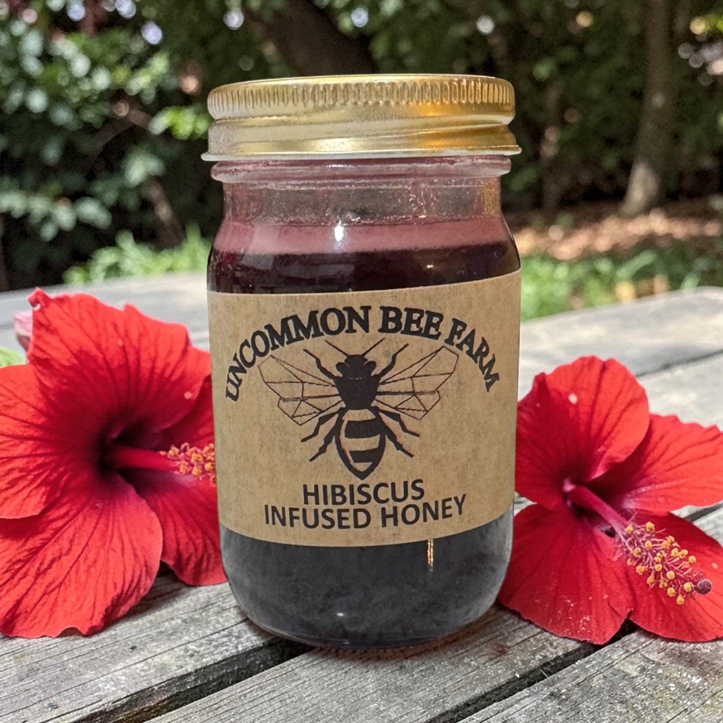Hibiscus Infused Honey