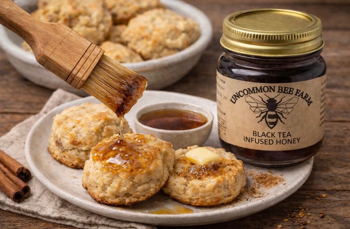 Black Tea Infused Honey
