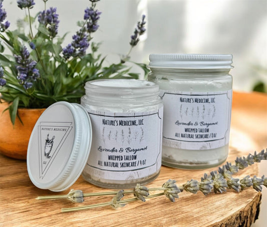 Lavender & Bergamot Whipped Tallow Moisturizer