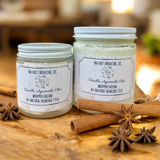 Vanilla Ayurvedic Chai Whipped Tallow Moisturizer