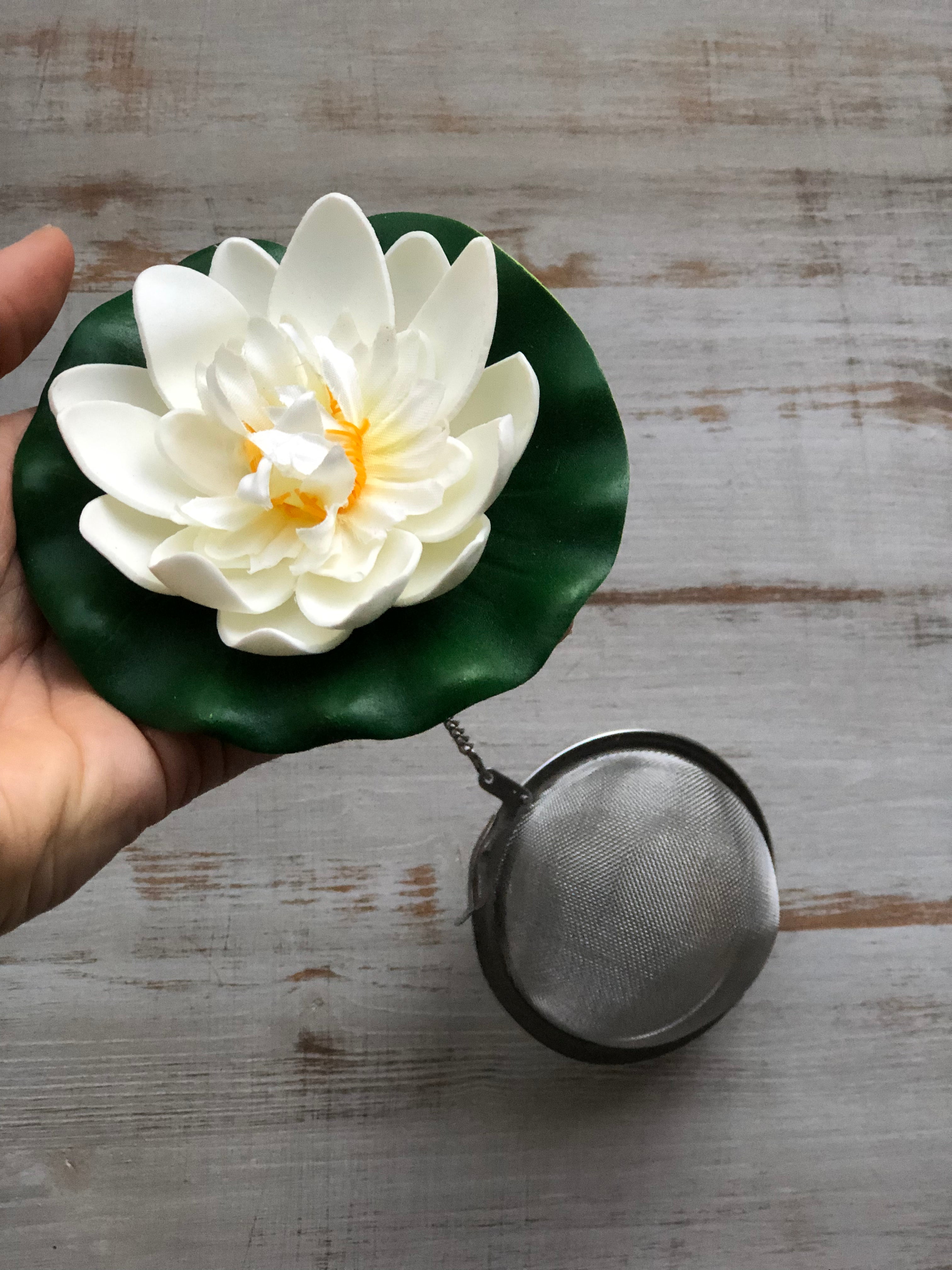 Lotus Flower Personal Teapot with Wooden Handle with Tea Strainer and –  theTeaCloud